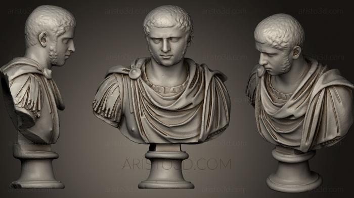 Busts and heads antique and historical (BUSTA_0395) 3D model for CNC machine